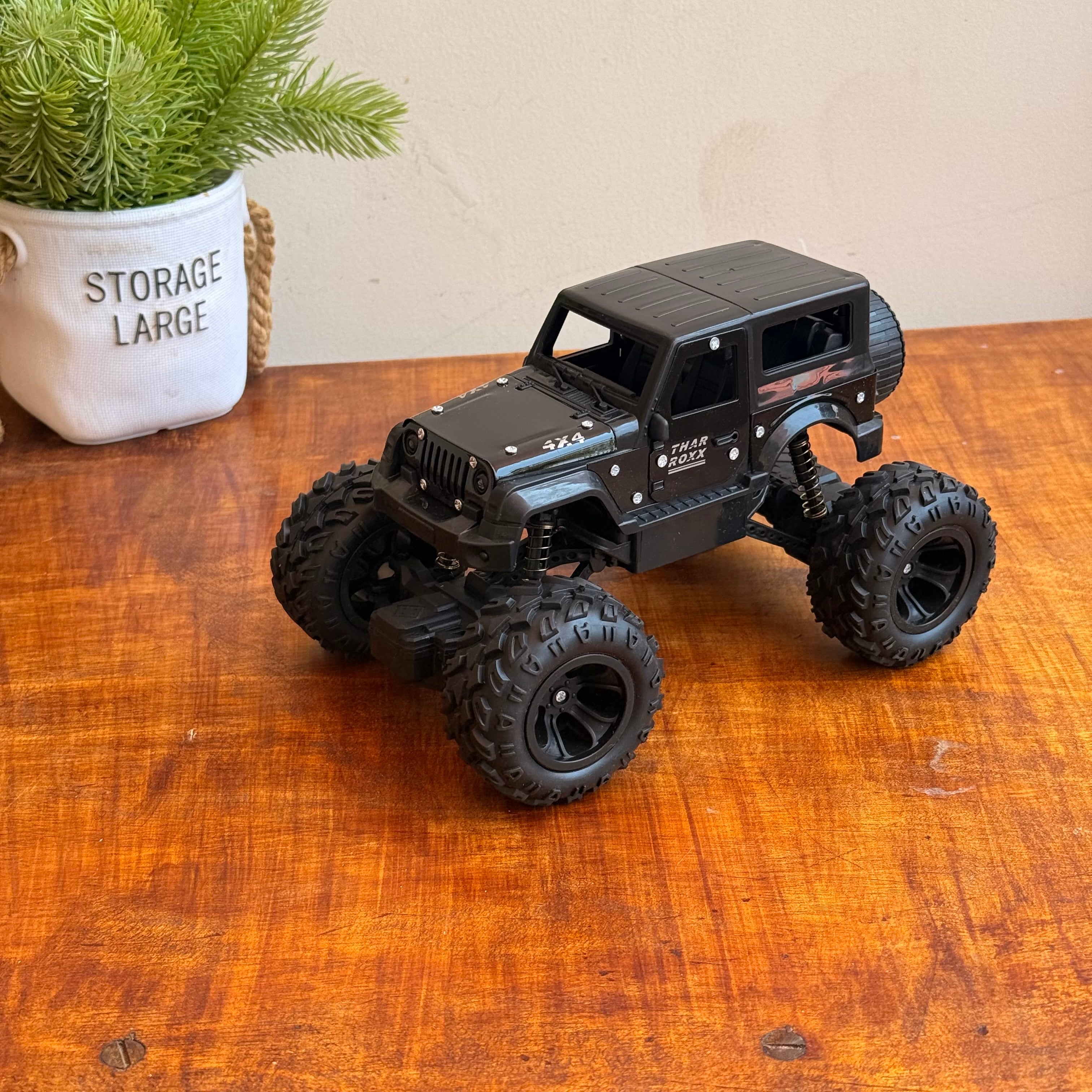 Remote Control Thar Rock Climbing Car for Rechargeable Off-Road Jeep Toy with Mist Spray-Any 1