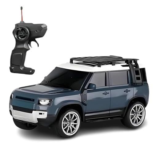 Jack Royal High-Speed Off-Road Defender Rover Rc Car with Light Racing Car Toy Vehicle Remote Control Car for Kids (Rechargeable)