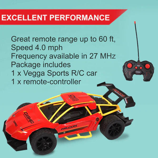 Alloy Metal Drift Speed – Racing Model Super Sports Remote Control Car with Rubber Tyres