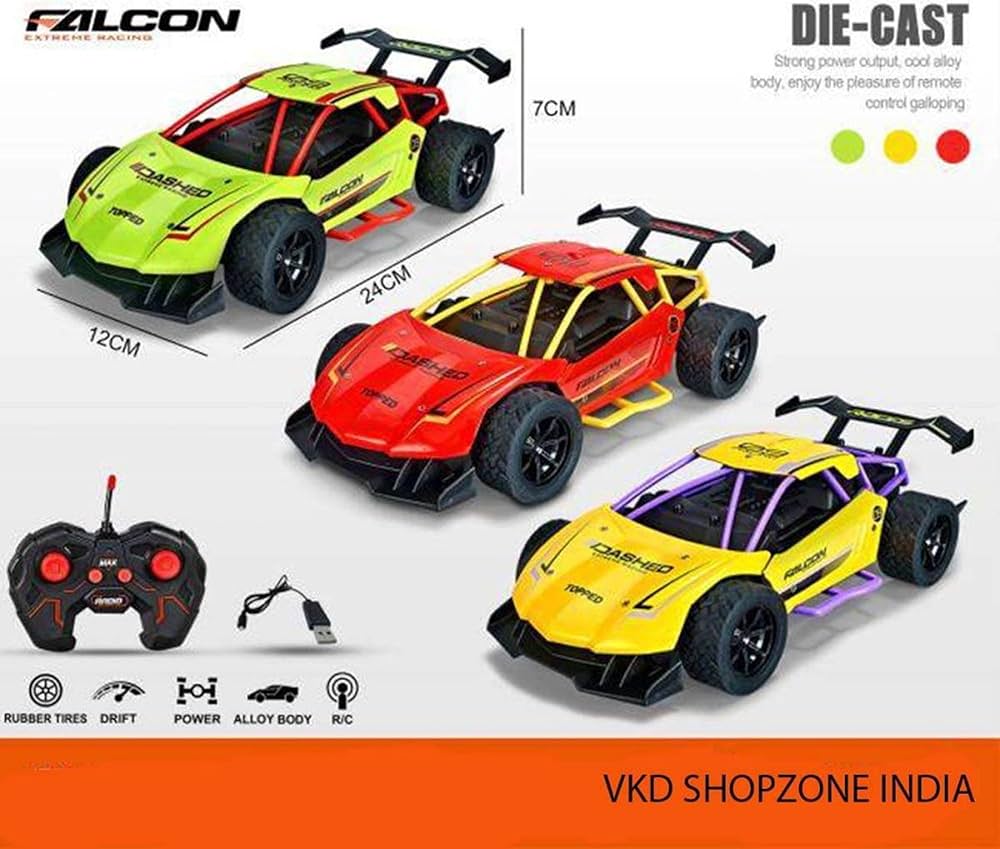 Alloy Metal Drift Speed – Racing Model Super Sports Remote Control Car with Rubber Tyres