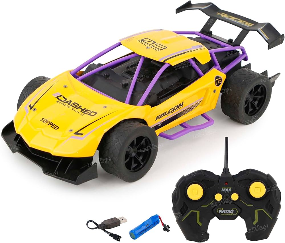 Alloy Metal Drift Speed – Racing Model Super Sports Remote Control Car with Rubber Tyres