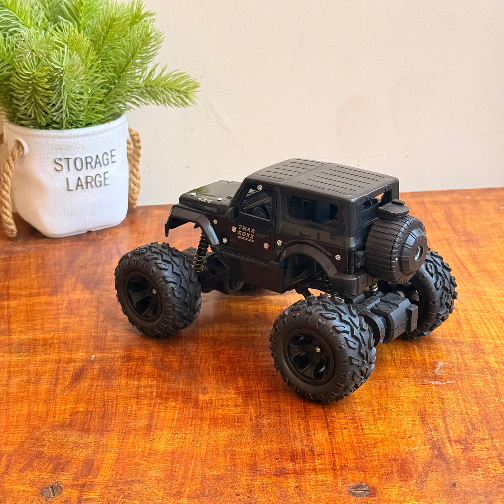 Remote Control Thar Rock Climbing Car for Rechargeable Off-Road Jeep Toy with Mist Spray-Any 1