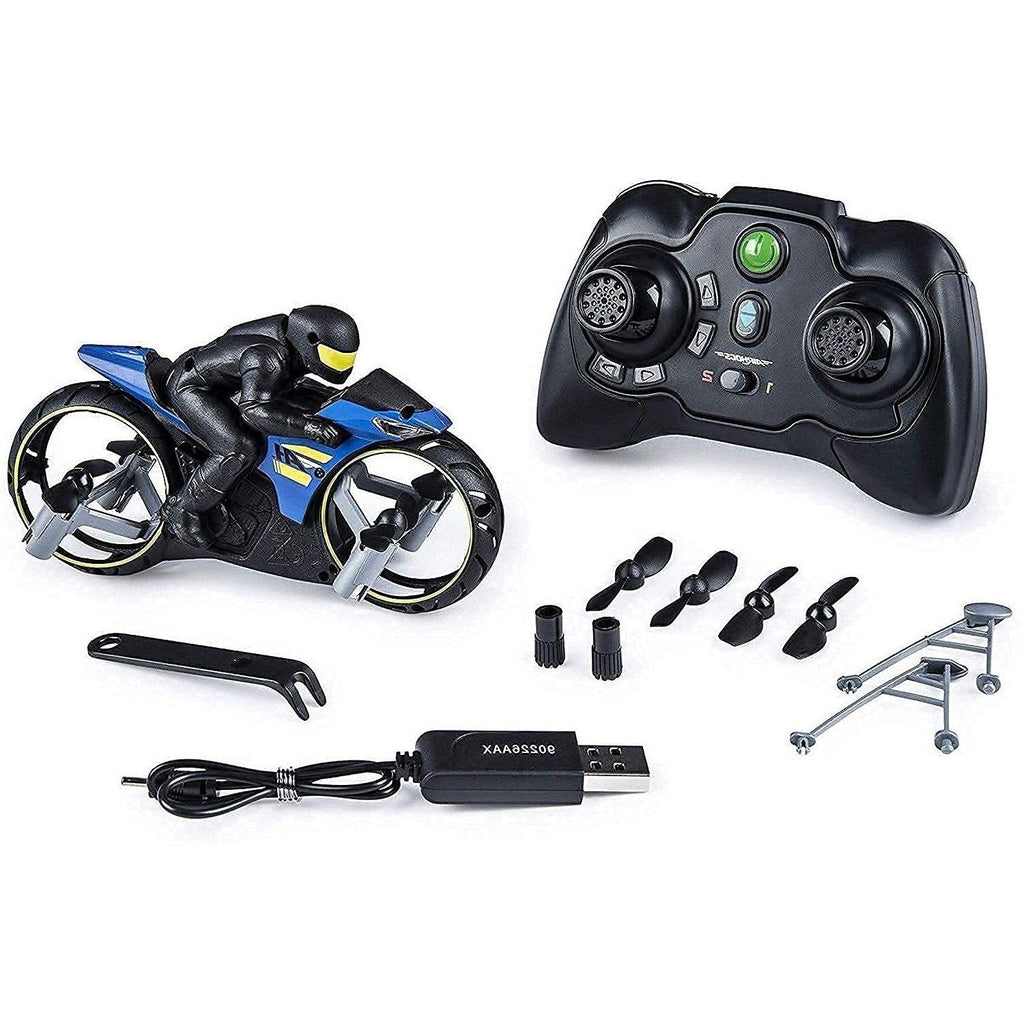 FLYING MOTORCYCLE toys for kids with Remote Control 2 in 1 bike toys for kids-Any 1 Random Color