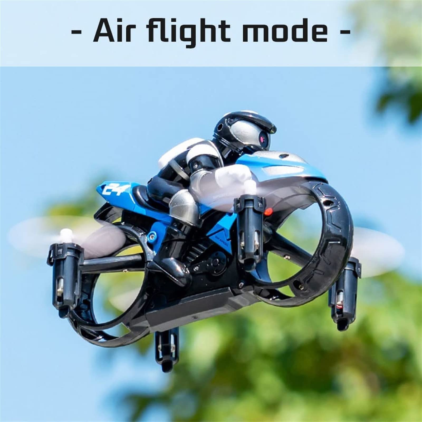 FLYING MOTORCYCLE toys for kids with Remote Control 2 in 1 bike toys for kids-Any 1 Random Color