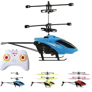Induction Flying RC Helicopter - Remote Control with Charging Cable