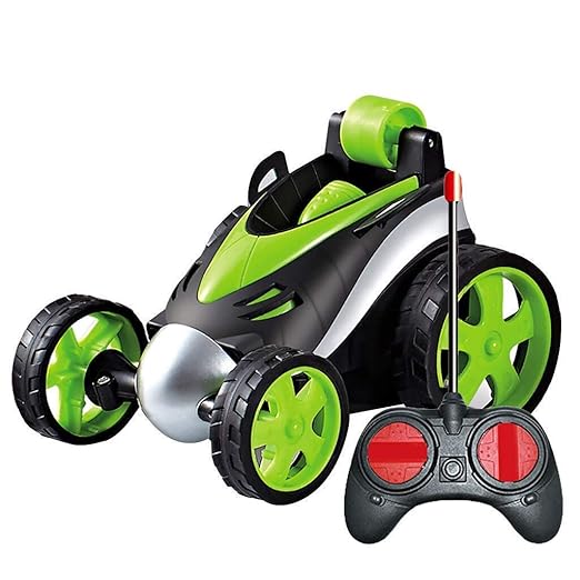 Mini Stunt Car Remote Control Rechargeable Car Toy for Kids - 360 Degree Spinning (Multicolor)