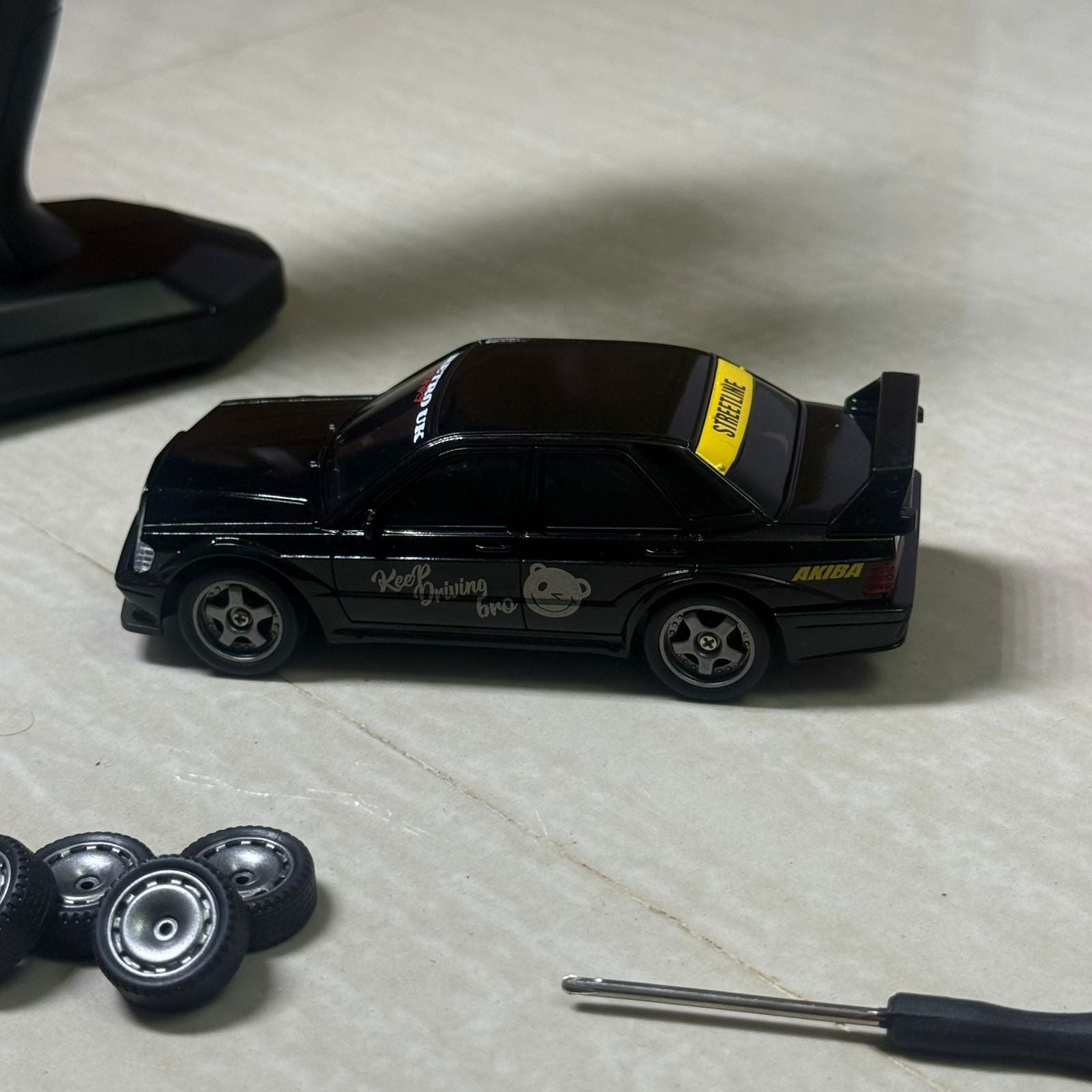 Gyro type Premium RC Drift Car with Light Indicator Speed Remote Control  - Any 1 Model Type C Charging