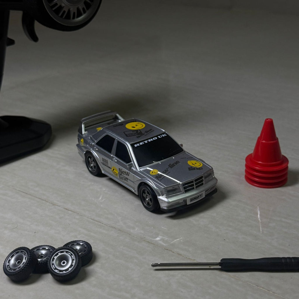 Gyro type Premium RC Drift Car with Light Indicator Speed Remote Control  - Any 1 Model Type C Charging