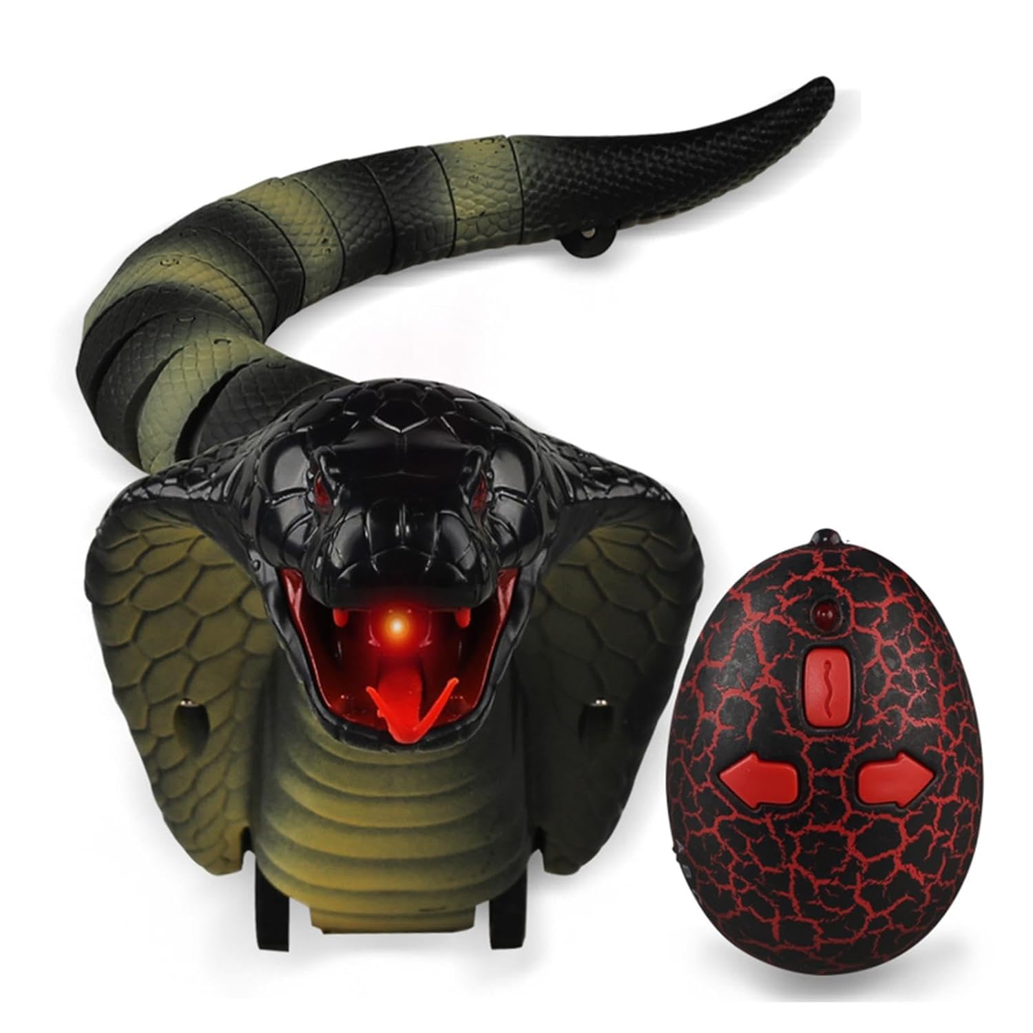 Remote Control Rattlesnake Model Snake Cobra for Kids Party Tricks and Prank