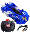 Wall Climbing Car Racing Unbreakable Metal face Zero Gravity Flashing Car with Infra Red Remote Control -Any 1