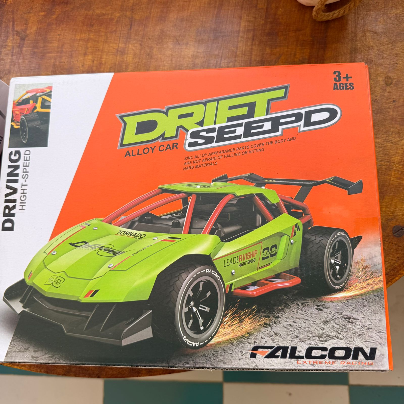 Alloy Metal Drift Speed – Racing Model Super Sports Remote Control Car with Rubber Tyres