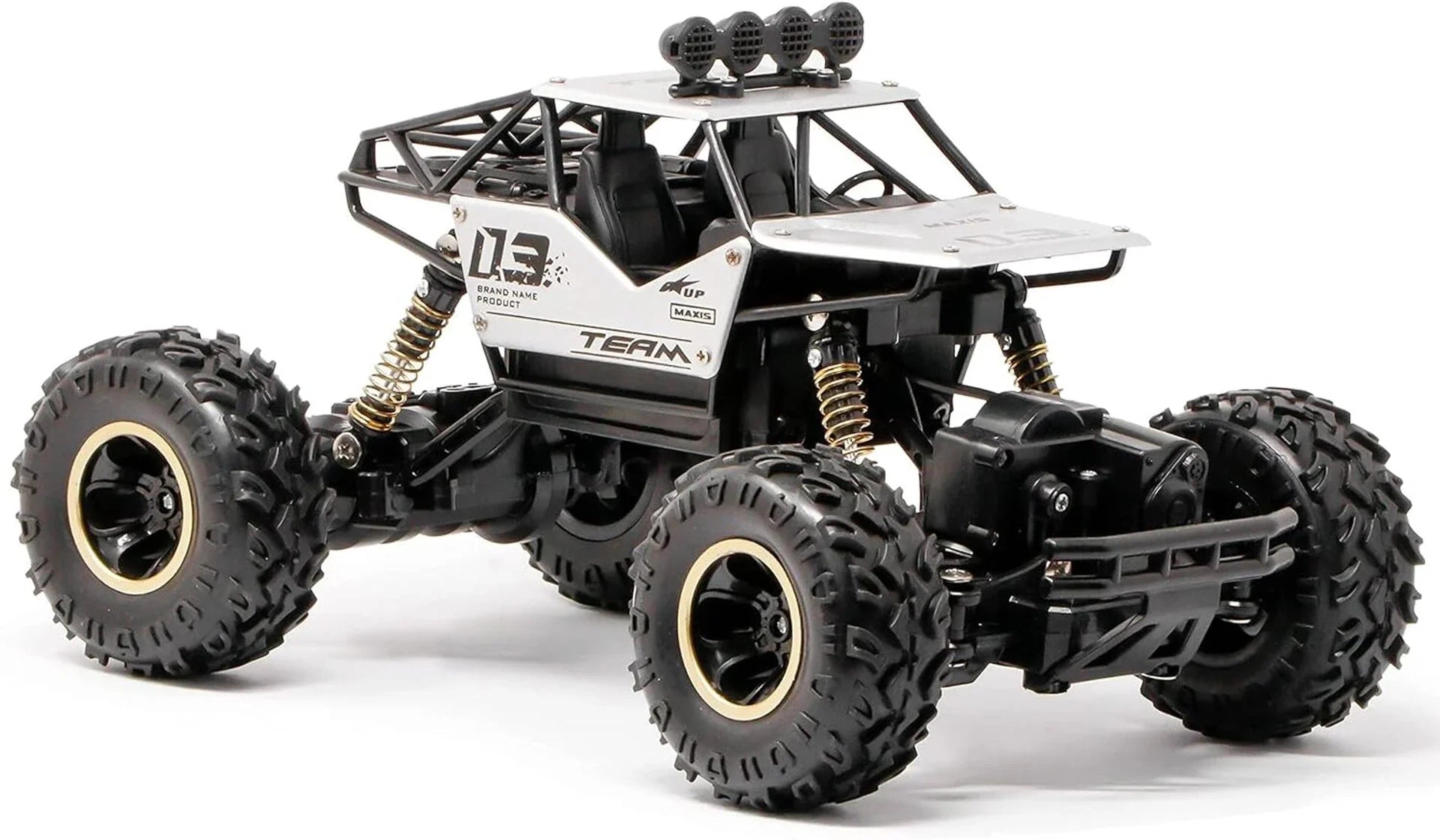 Rock Crawler Rock car Remote Control car,Smoke car 1:16 Scale,Metal car - Monster Truck Rock Crawler Climbing, Easy to Run car, Smoke car Spray car